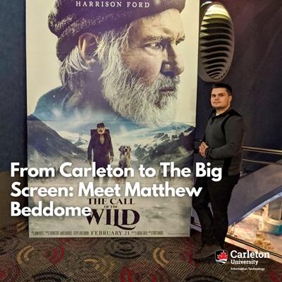 From Carleton to the Big Screen: Meet Matthew Beddome